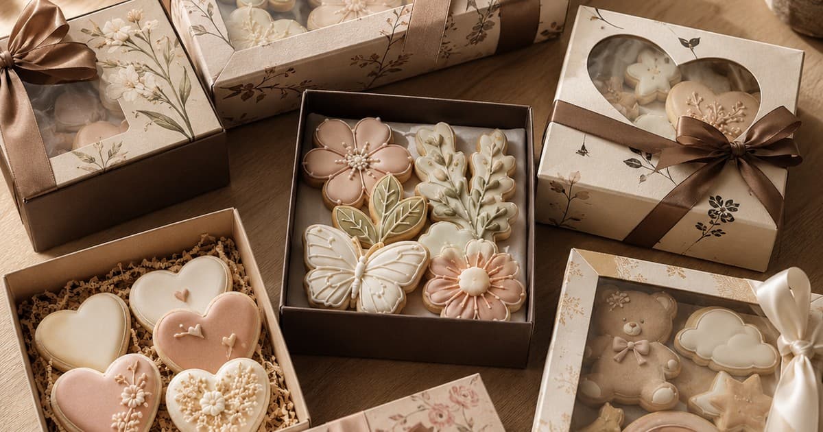 Catálogo de produtos e kits de confeitaria artesanal