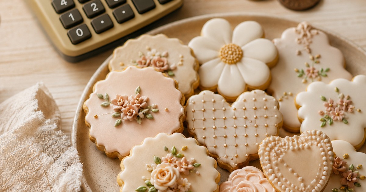 Como precificar biscoitos decorados em glacê real (sem perder dinheiro)