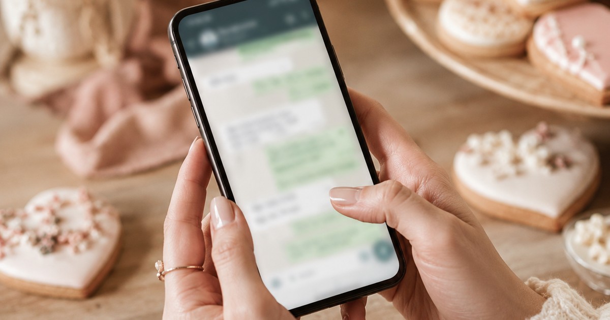 WhatsApp para confeiteiras: como enviar lembretes, pedidos e lista de compras em um clique